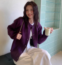 长袖针织衫春季独特设计感小众修身别致又甜又辣妹短款上衣